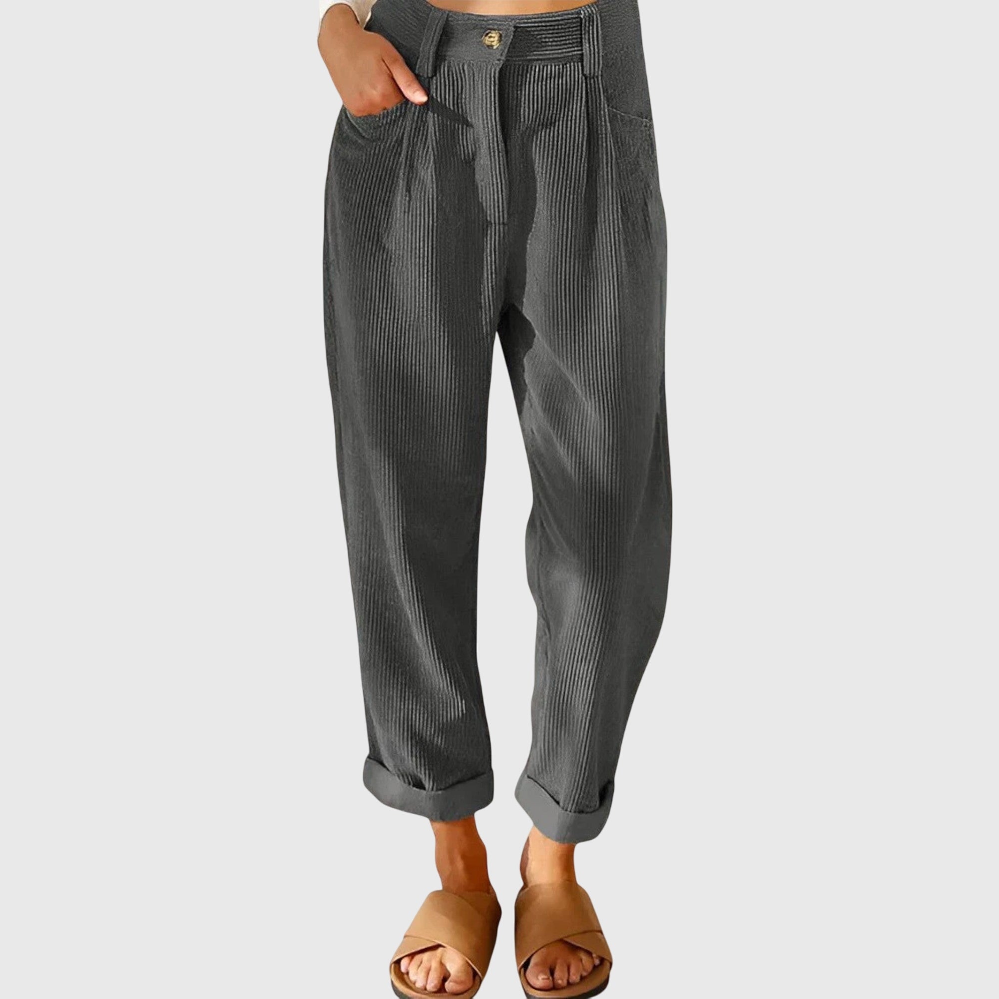 Kaitlyn | Modern Cord Trousers - Eline Carter