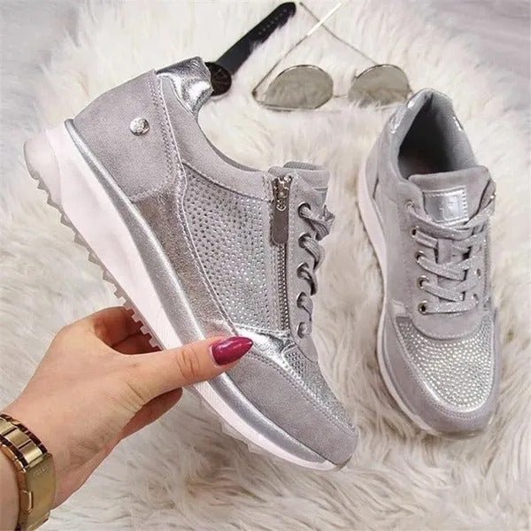 Ginette | Zip - Up Orthopedic Sneakers - Eline Carter