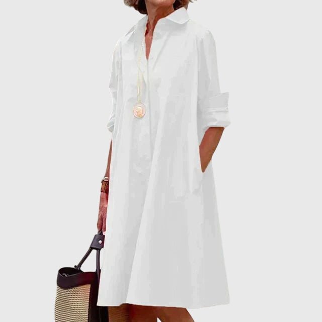 Judy | Timeless Shirt Dress - Eline Carter