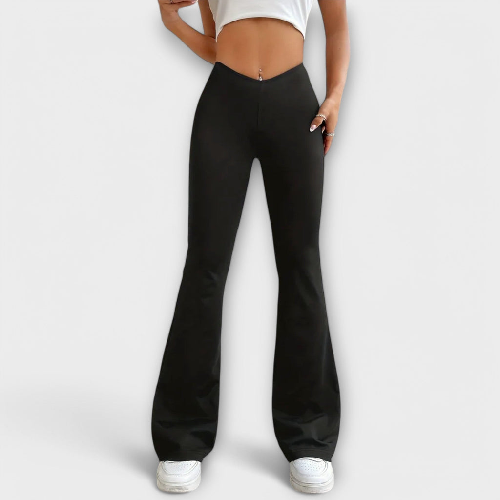 Morgan | Relaxed Trousers with Flared Leg - Eline Carter