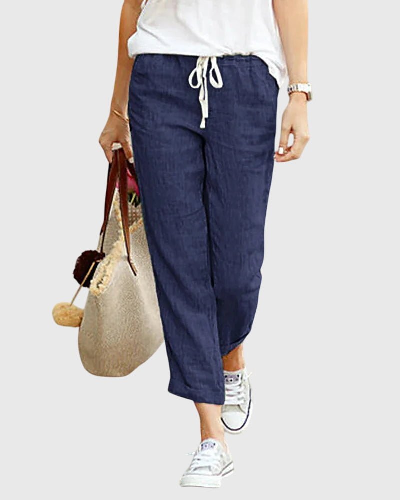 Nicole | Elegant Summer Trousers - Eline Carter