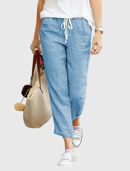 Nicole | Elegant Summer Trousers - Eline Carter