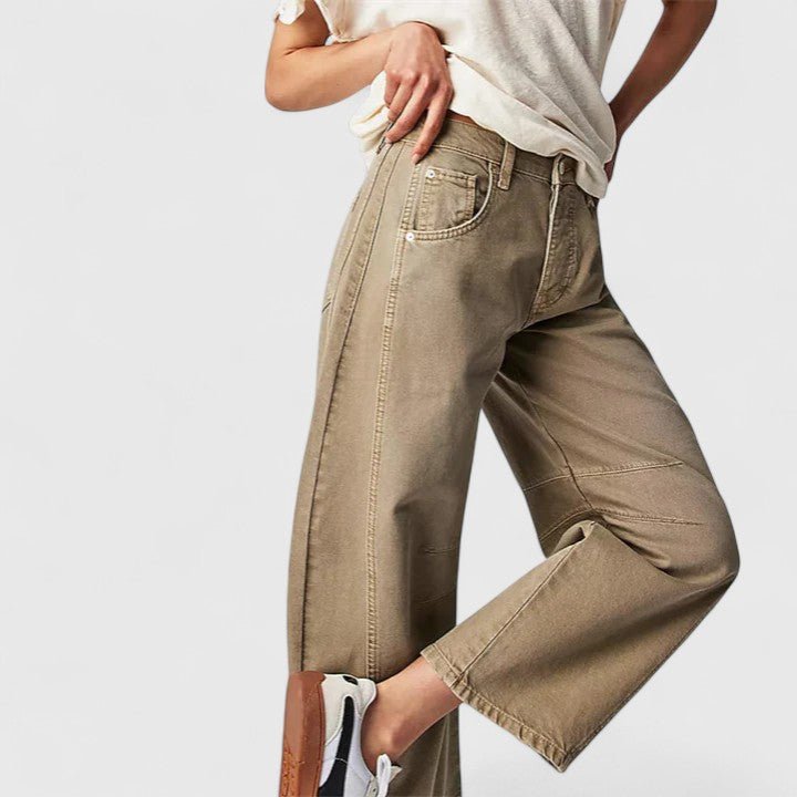 Danielle | Comfortable Wide - Leg Trousers - Eline Carter