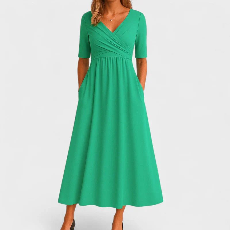 Lori | Elegant Wrap - Style Dress - Eline Carter