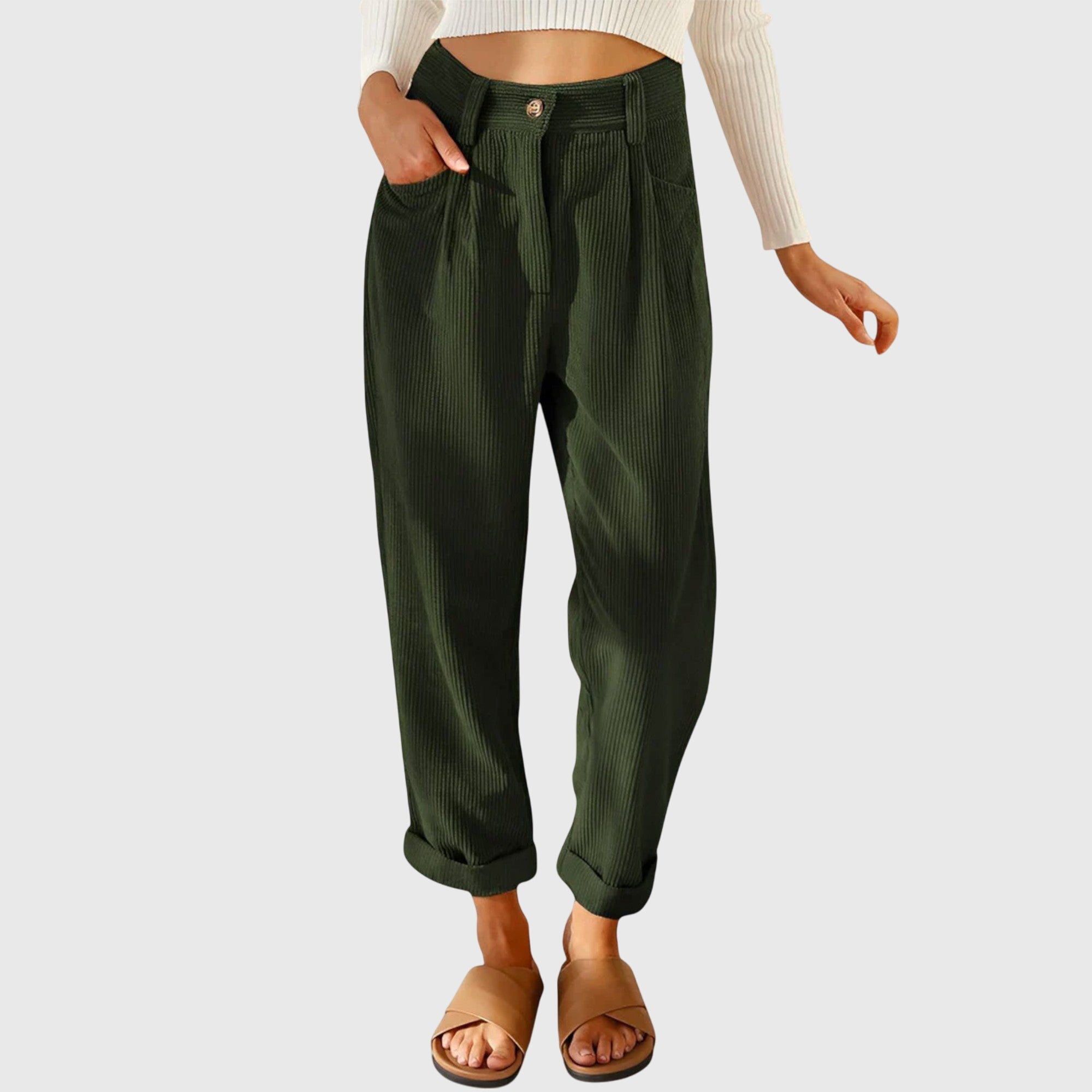 Kaitlyn | Modern Cord Trousers - Eline Carter