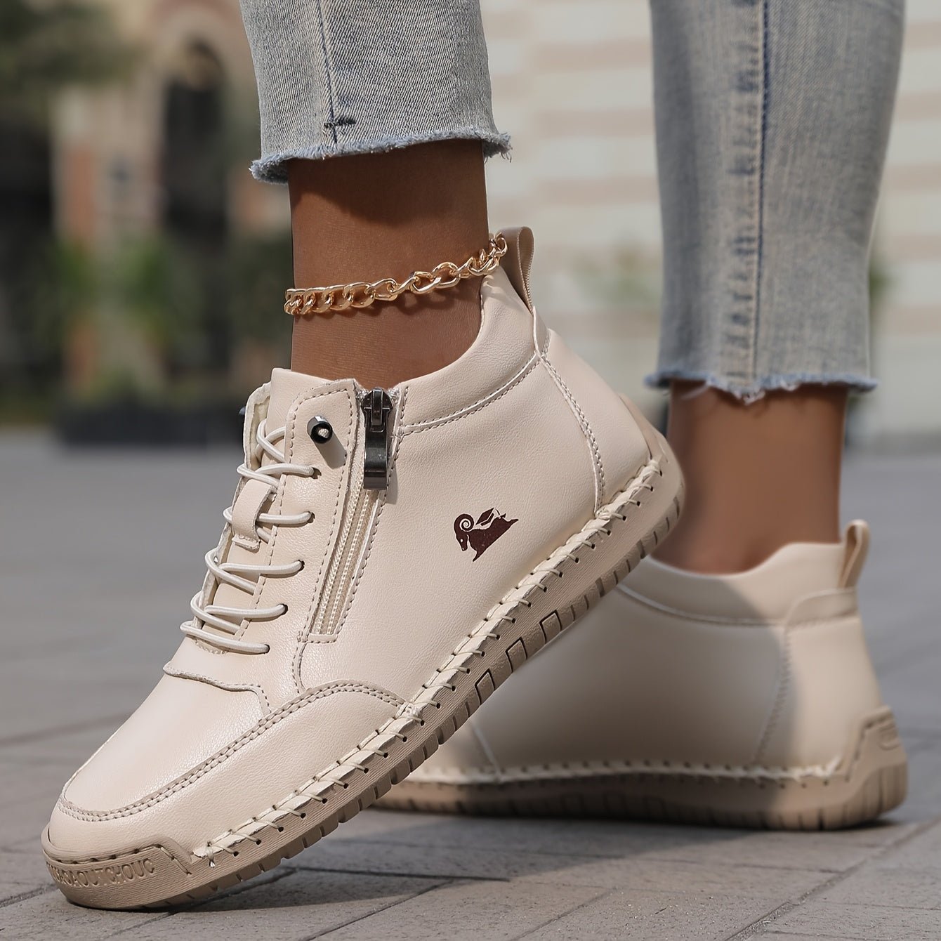 Helena | Zip - Up Orthopedic Shoes - Eline Carter