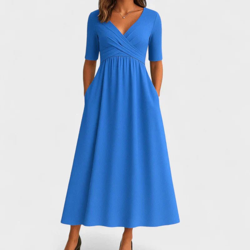 Lori | Elegant Wrap - Style Dress - Eline Carter
