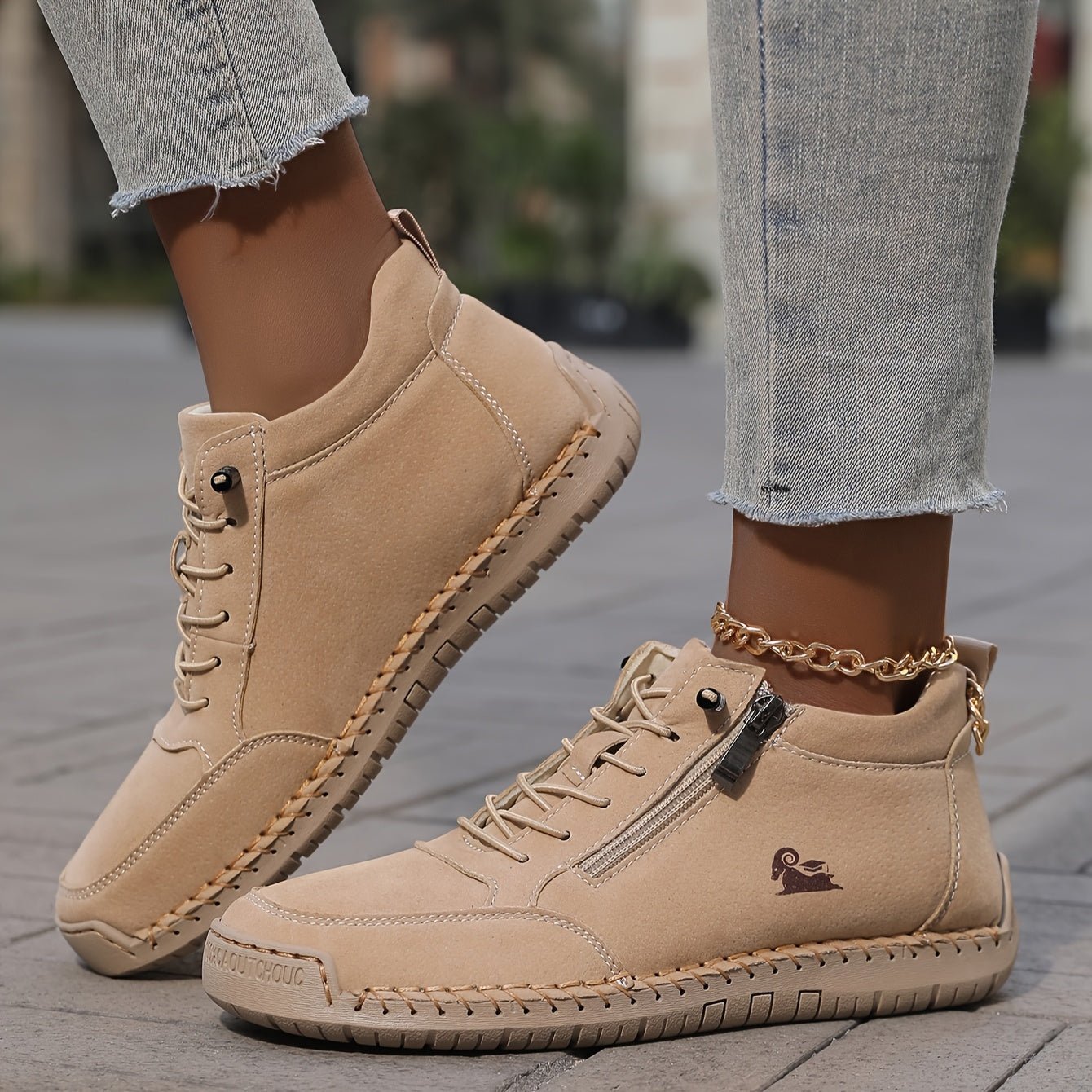 Helena | Zip - Up Orthopedic Shoes - Eline Carter