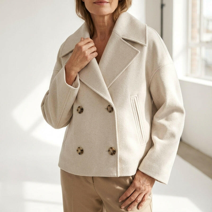 Anna | Short Double - Breasted Jacket - Eline Carter