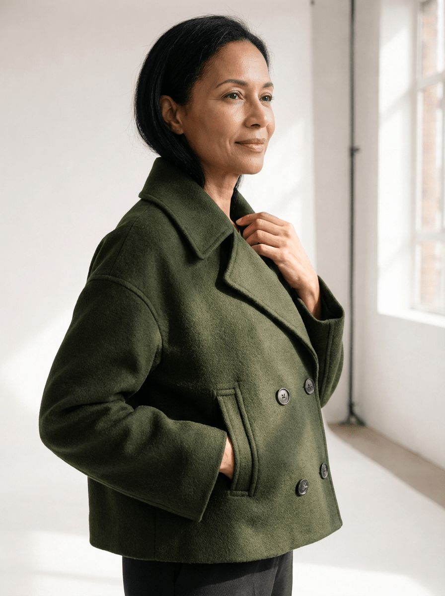 Anna | Short Double - Breasted Jacket - Eline Carter