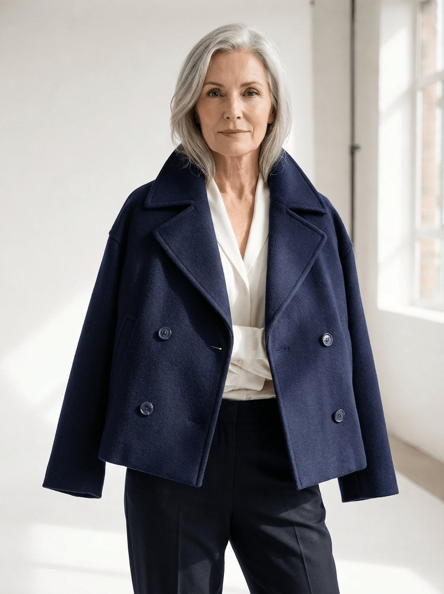 Anna | Short Double - Breasted Jacket - Eline Carter