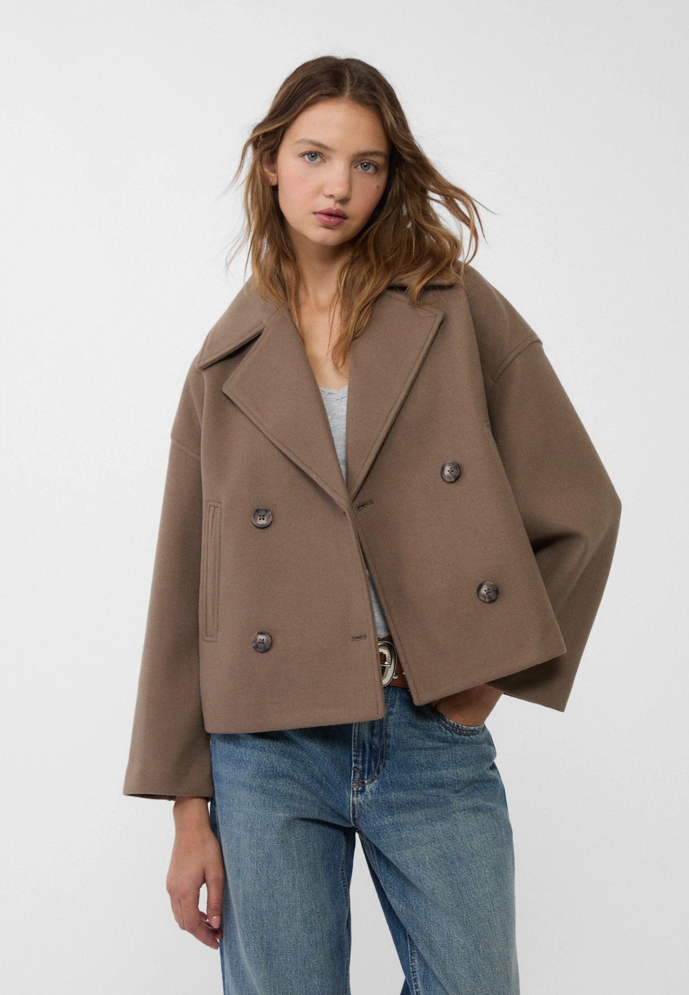 Ashley | Short Double Breasted Jacket - Eline Carter