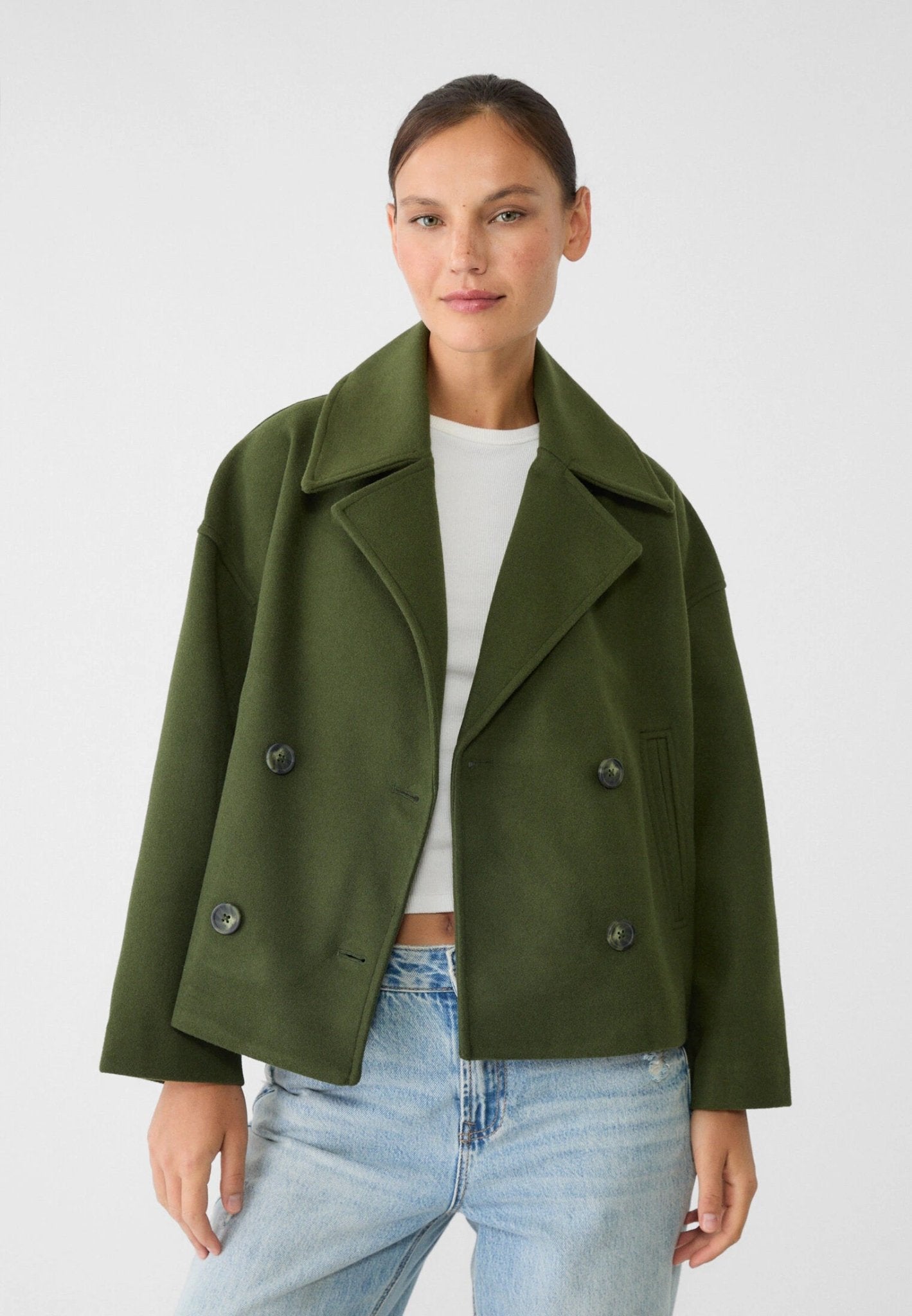 Ashley | Short Double Breasted Jacket - Eline Carter