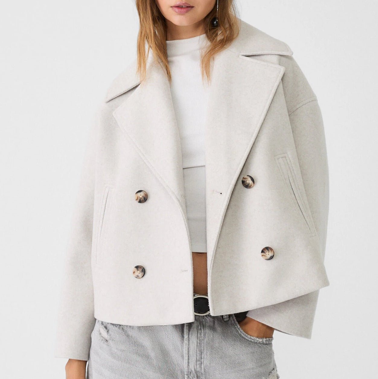 Ashley | Short Double Breasted Jacket - Eline Carter