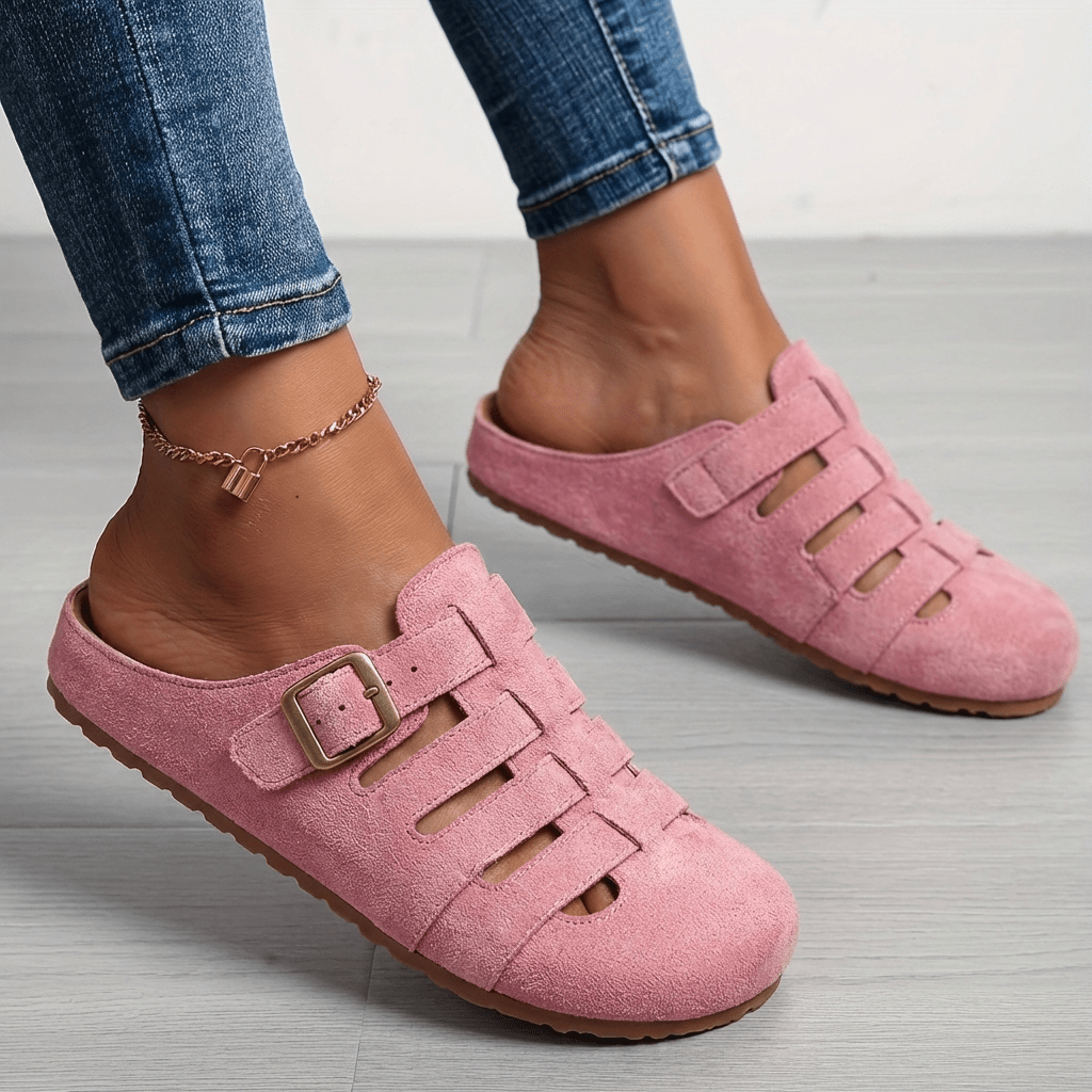 Nikki | Comfort Slip - On Mule Sandals - Eline Carter