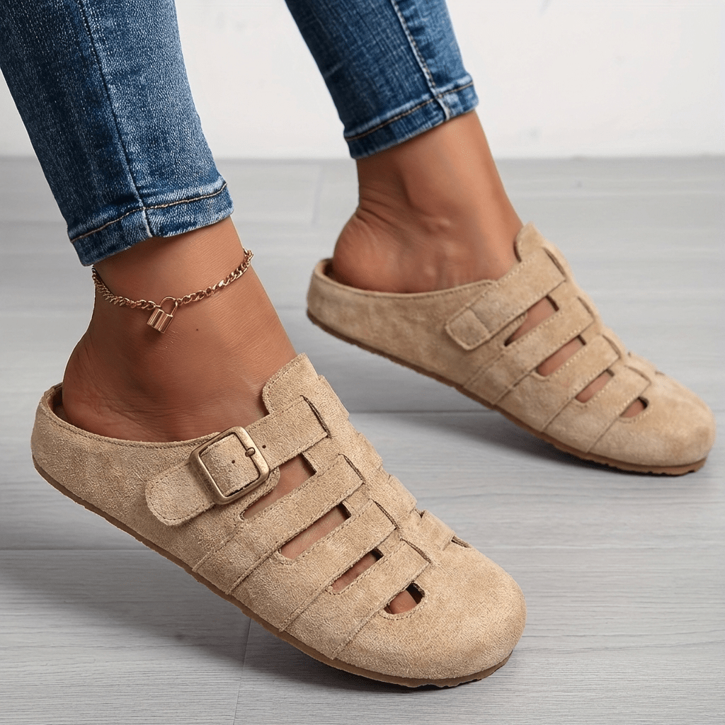 Nikki | Comfort Slip - On Mule Sandals - Eline Carter