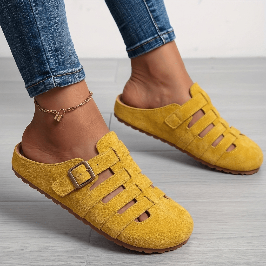 Nikki | Comfort Slip - On Mule Sandals - Eline Carter