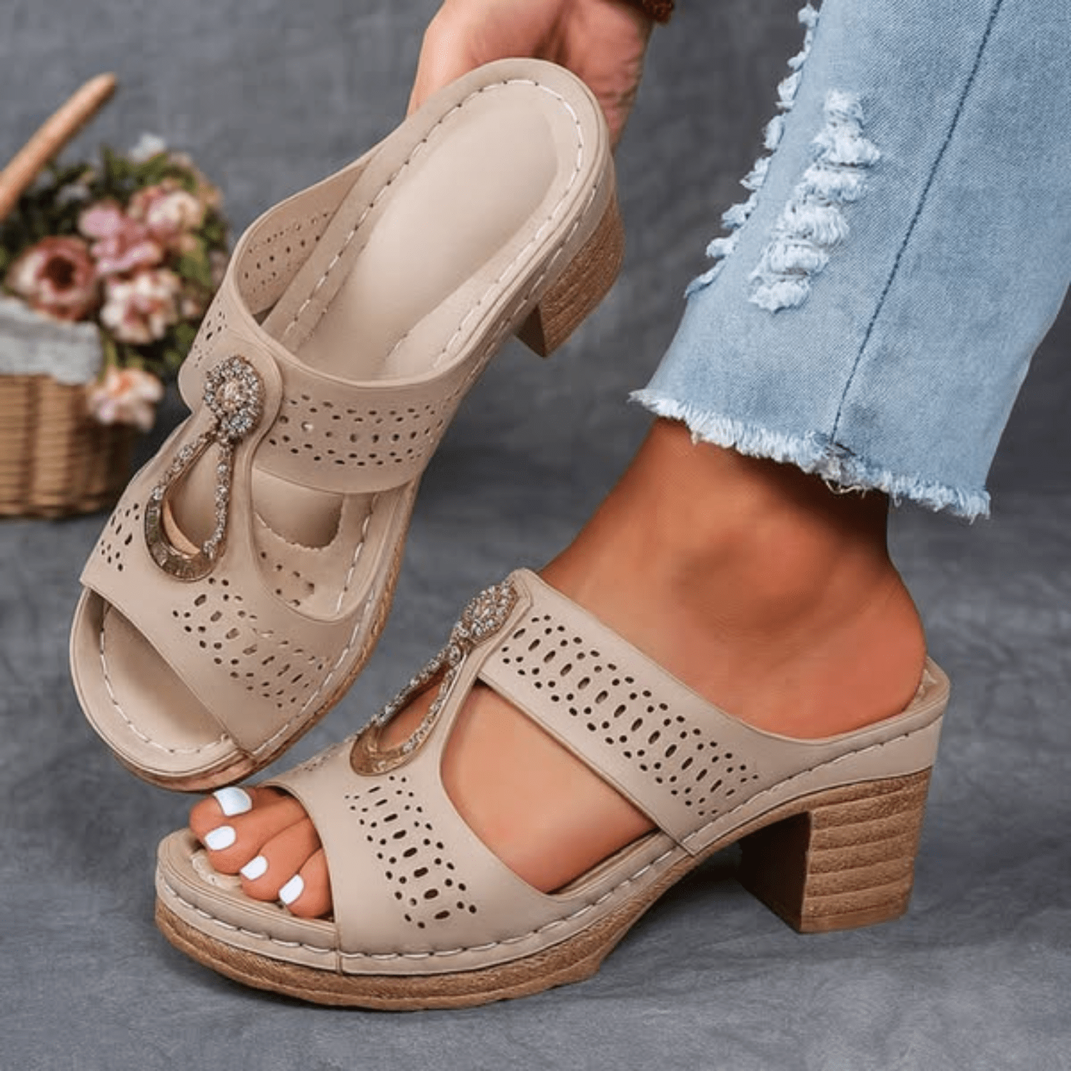 Diane | Chic Orthopedic Sandals - Eline Carter