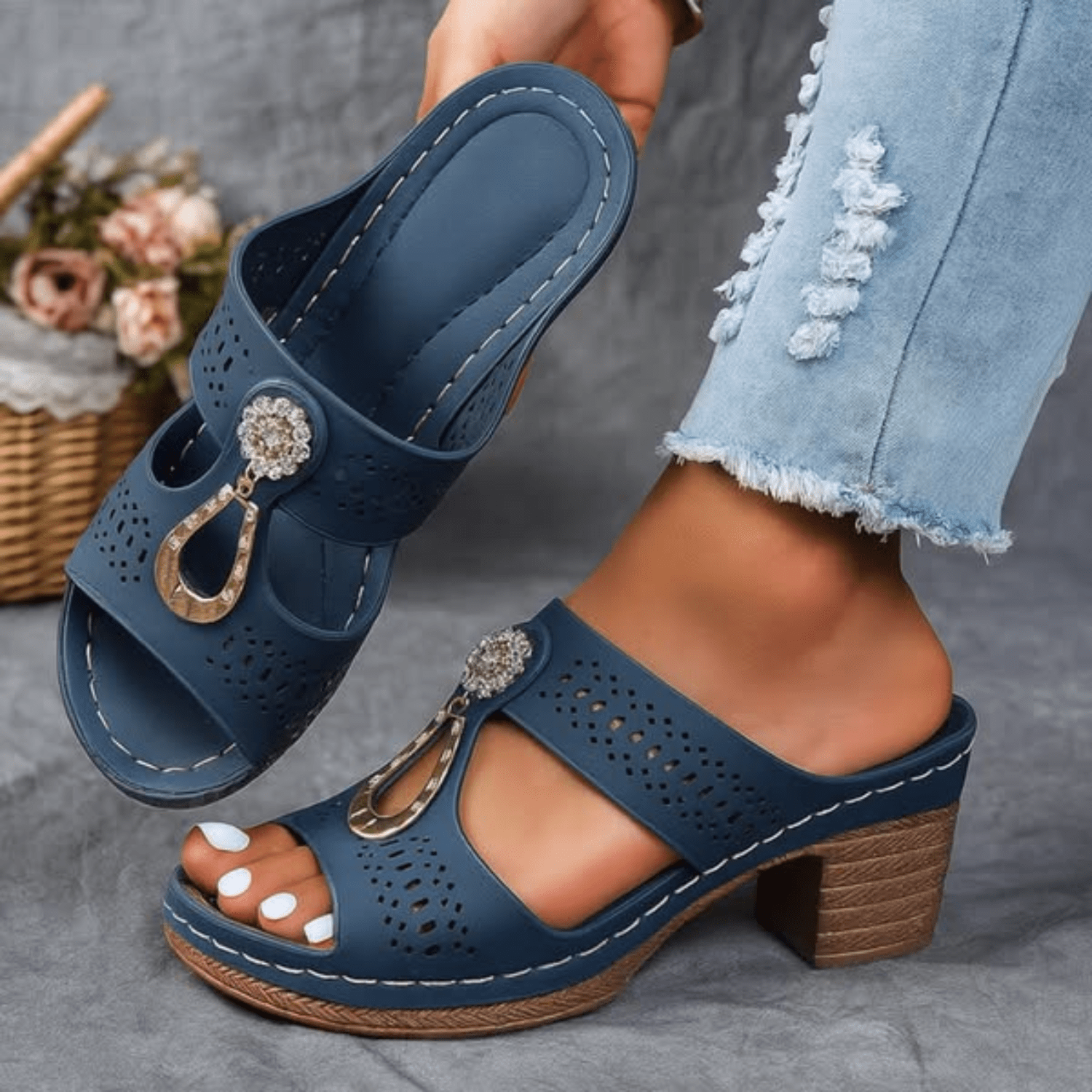 Diane | Chic Orthopedic Sandals - Eline Carter