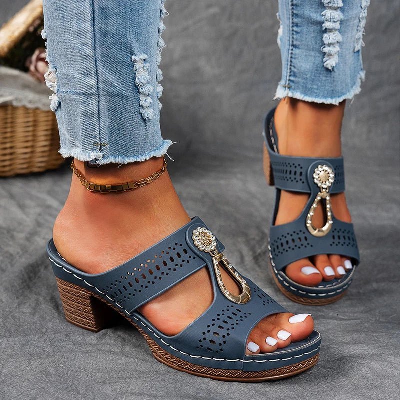 Diane | Chic Orthopedic Sandals - Eline Carter